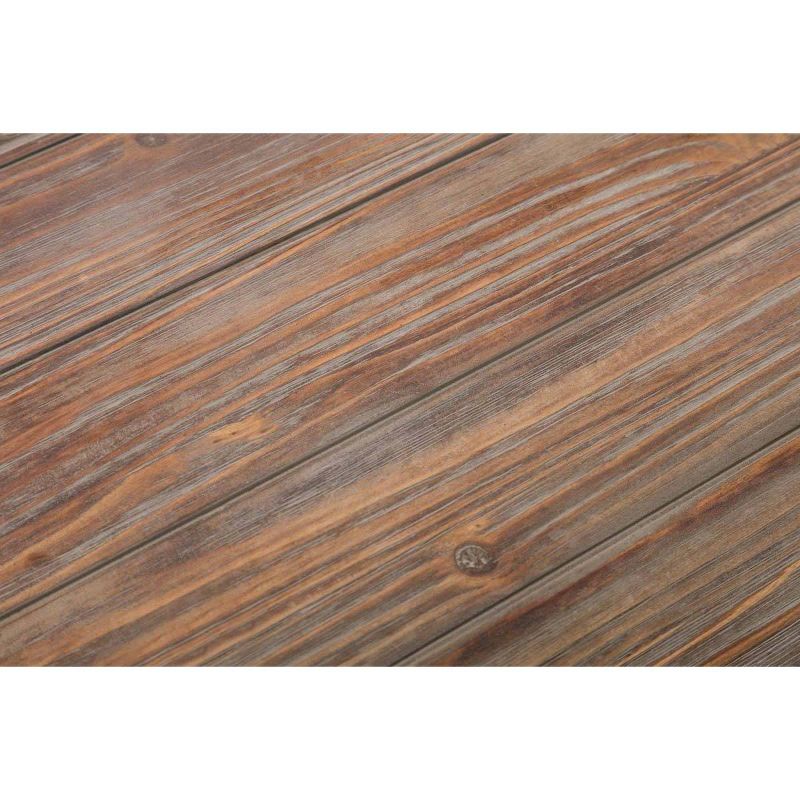 Miriam Cocktail Table Weathered Fir & Black - Boraam