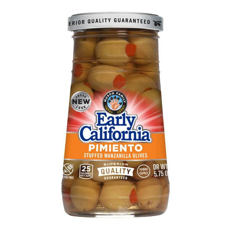 Early California Pimiento Stuffed Manzanilla Olives - 5.75oz