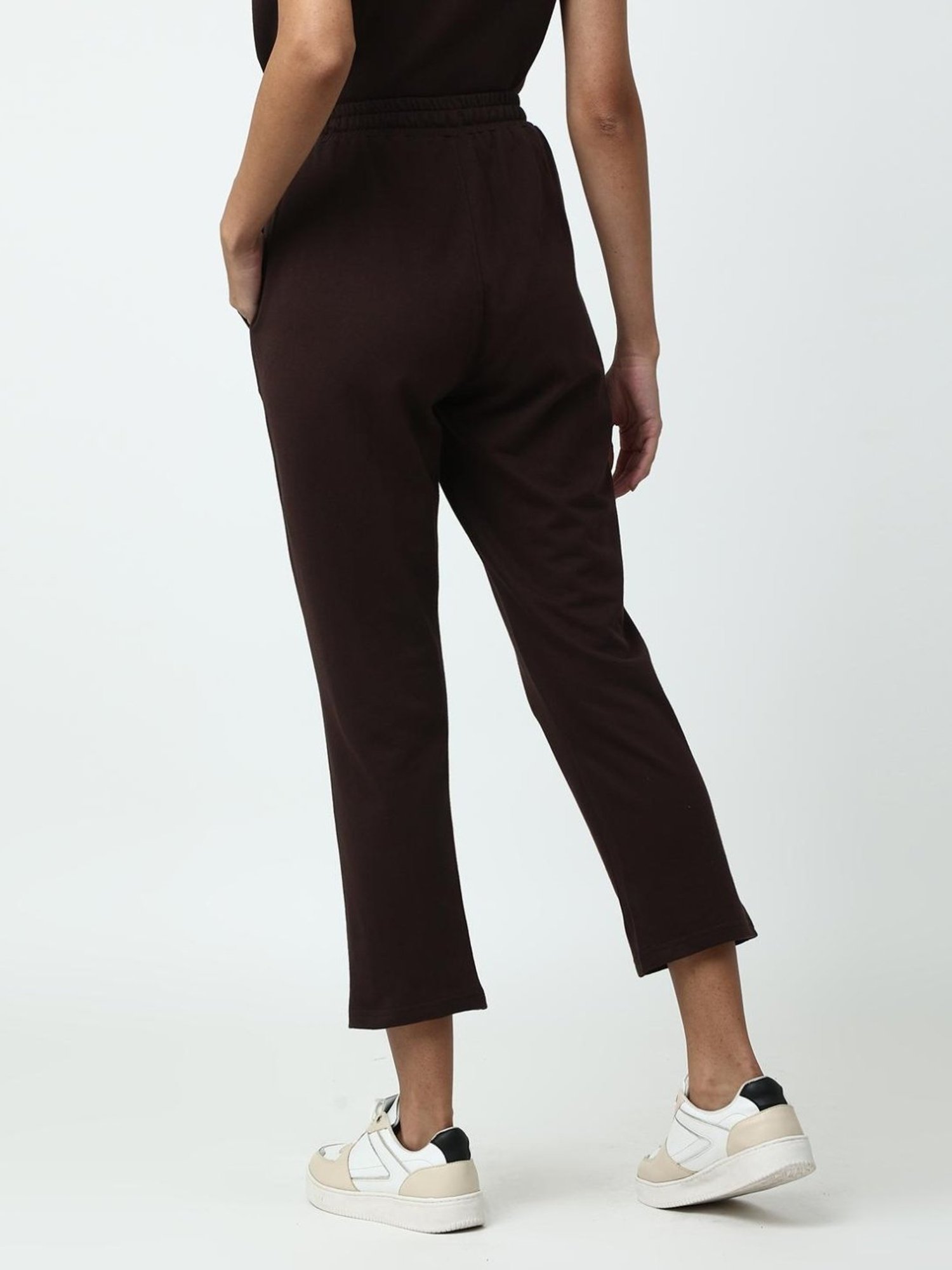 Saltpetre Timeless Organic Cotton Coffee Brown Straight Fit Jogger