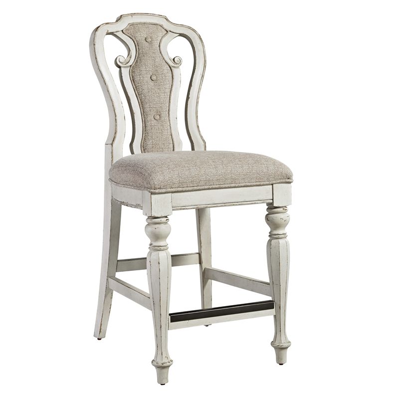 Counter Height Chair in Off-White - Liberty Furniture