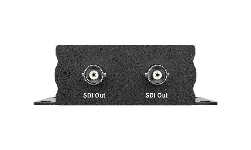 BZBGEAR 1x2 SDI Splitter Amplifier with long distance support up to 200m for SD/ 120m for HD/ 80m for 3G