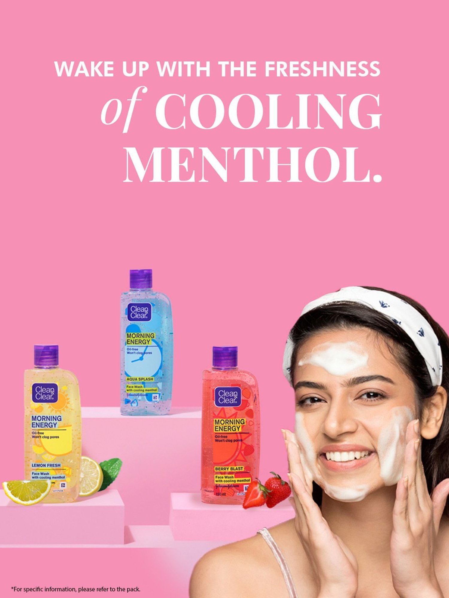 Clean & Clear Morning Energy Aqua Splash Face Wash - 100 ml