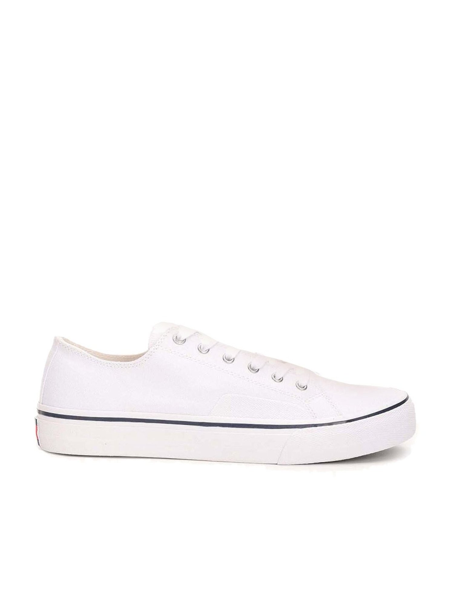 Tommy Hilfiger Men's White Casual Sneakers