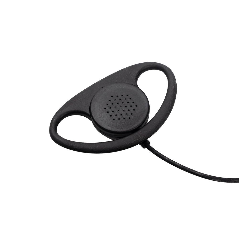 D Shape Earpiece Headset with Mic PTT Compatible with Baofeng UV-5R BF-888S BF-F8HP BF-F9 UV-82 UV-82HP UV-82C Kenwood TK-2107 TK-3107 Walkie Talkies Two Way Radio 2 pin