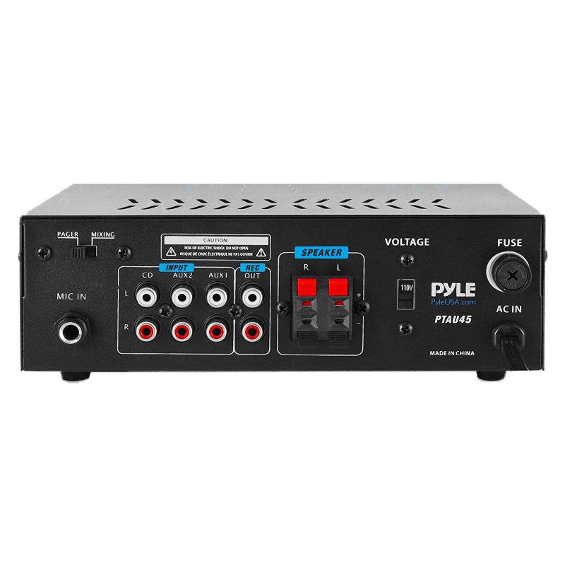 Fosi Audio 160W BL20C Bluetooth Antenna Power Amplifier Audio HiFi 2.1 Mini Class D Amp U-Disk Player For Home Passive Speaker