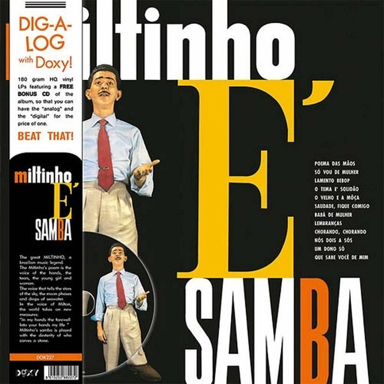 Miltinho Miltinho E Samba 180g LP & CD (Vinyl)
