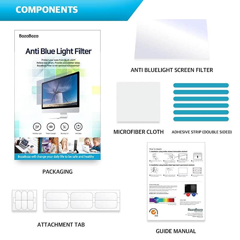 116 Wide 257 x 145 Anti Blue Light Screen Filter AntBlue Light AntiGlare AntiScratch Matte or Gloss Filtering Out Blue Light for Laptop Notebook LCD Monitor Display