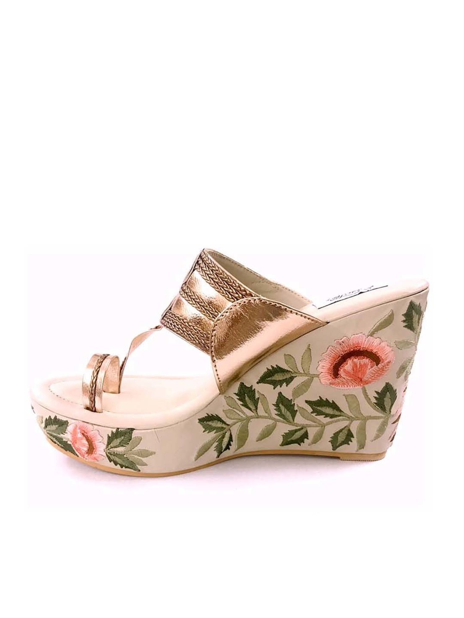 Sole House Women's Sultan Toe Ring Wedges