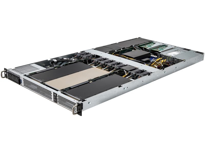 Asrock Rack 1U4G-ROME 1U Rackmount GPU Barebone AMD SP3 LGA4094 EPYC 7002 series 4 GPU Dual 1 GbE