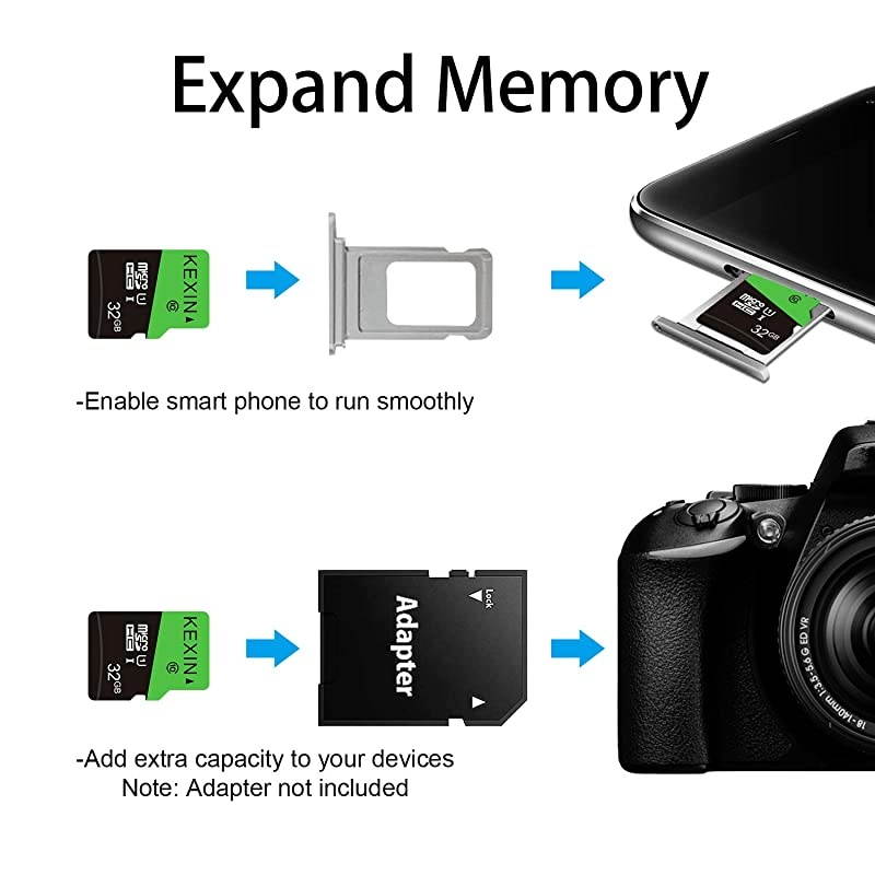 3 Pack 32GB Micro SD Card Memory Card MicroSDHC UHSI Memory Cards Class 10 High Speed Card C10 U1 32 GB 3 Pack