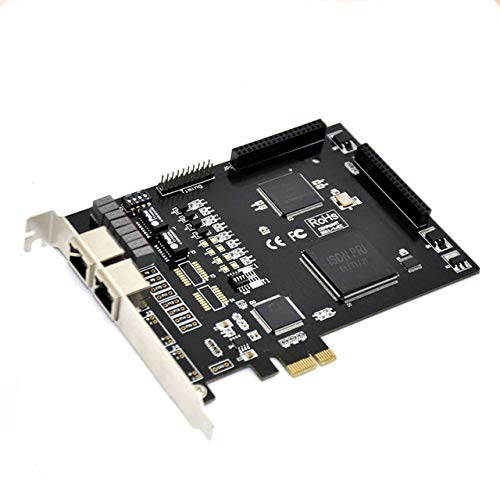 TE220E - ISDN PRI T1 card PCI-E (PCIe) Supports Asterisk FreePBX AsteriskNow,Issabel Dahdi,For SIP Phone System IP PBX Solution te110 te220 Voice Board