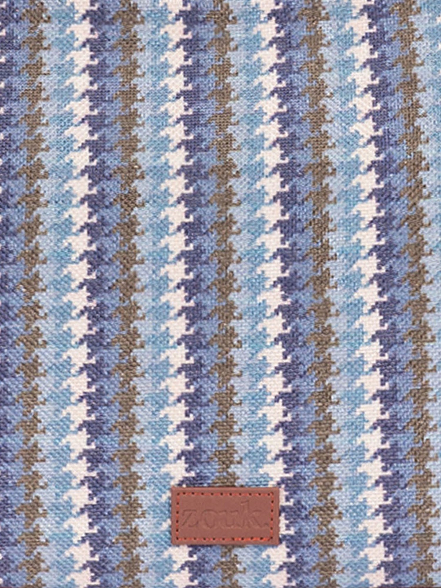 ZOUK Bombay Houndstooth Multicolor Printed Luna Shoulder Bag