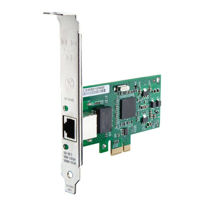 1.25G NIC Network Interface Card single RJ-45 port PCIe1.0 X1 Lanewith Intel(R) 82573 Support Windows Server/FreeBSD/VMware/SLSE