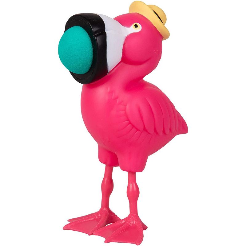 Hog Wild Flamingo Popper Toy, Shoots Foam Balls!