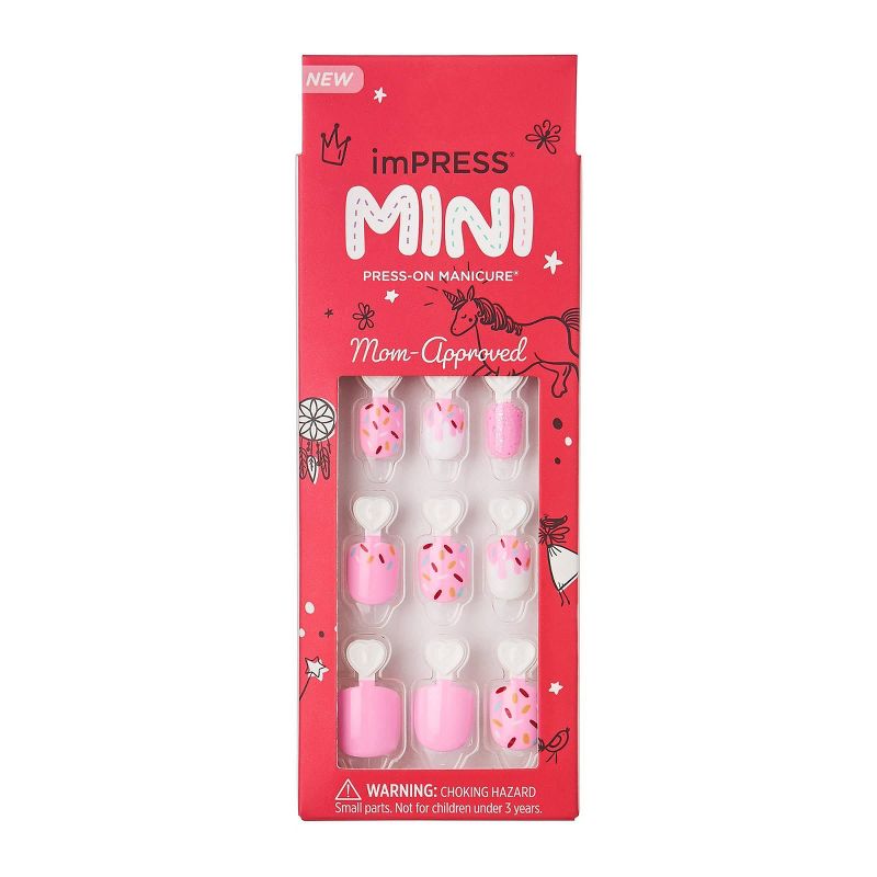 imPRESS Press-on Manicure Mini False nails for Kids - Super Duper - 20ct