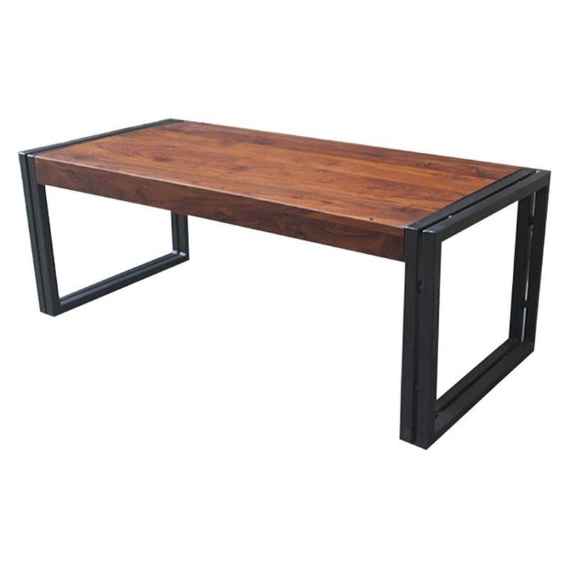 Reclaimed Solid Sheesham Wood Coffee Table Natural - Timbergirl