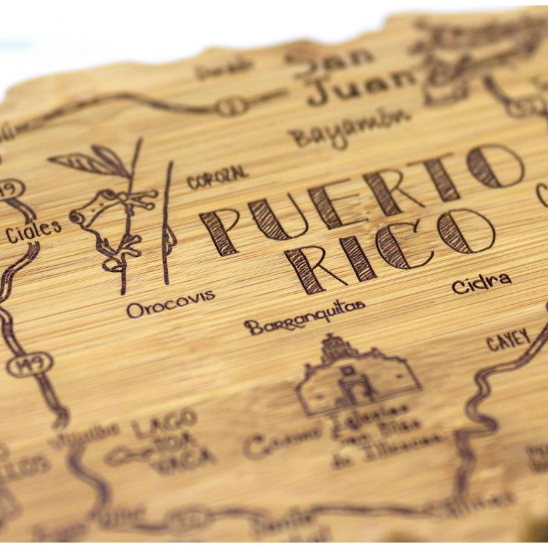 Totally Bamboo Destination Puerto Rico Serving and Cutting Board
