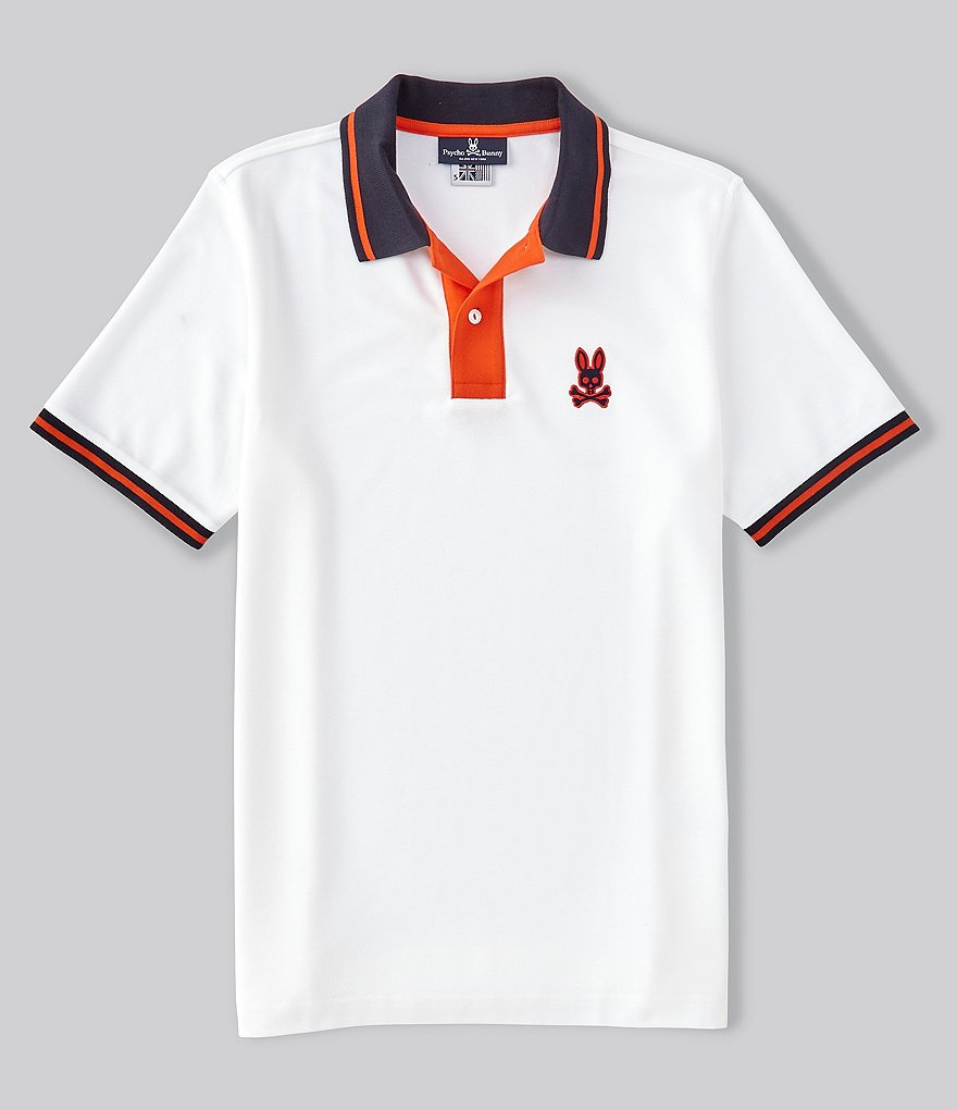 Psycho Bunny Morland Contrast Placket Short-Sleeve Polo Shirt
