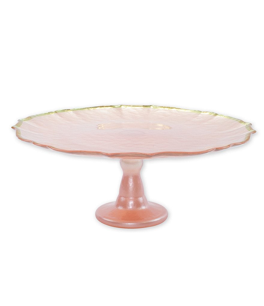 VIETRI Baroque Glass Cake Stand