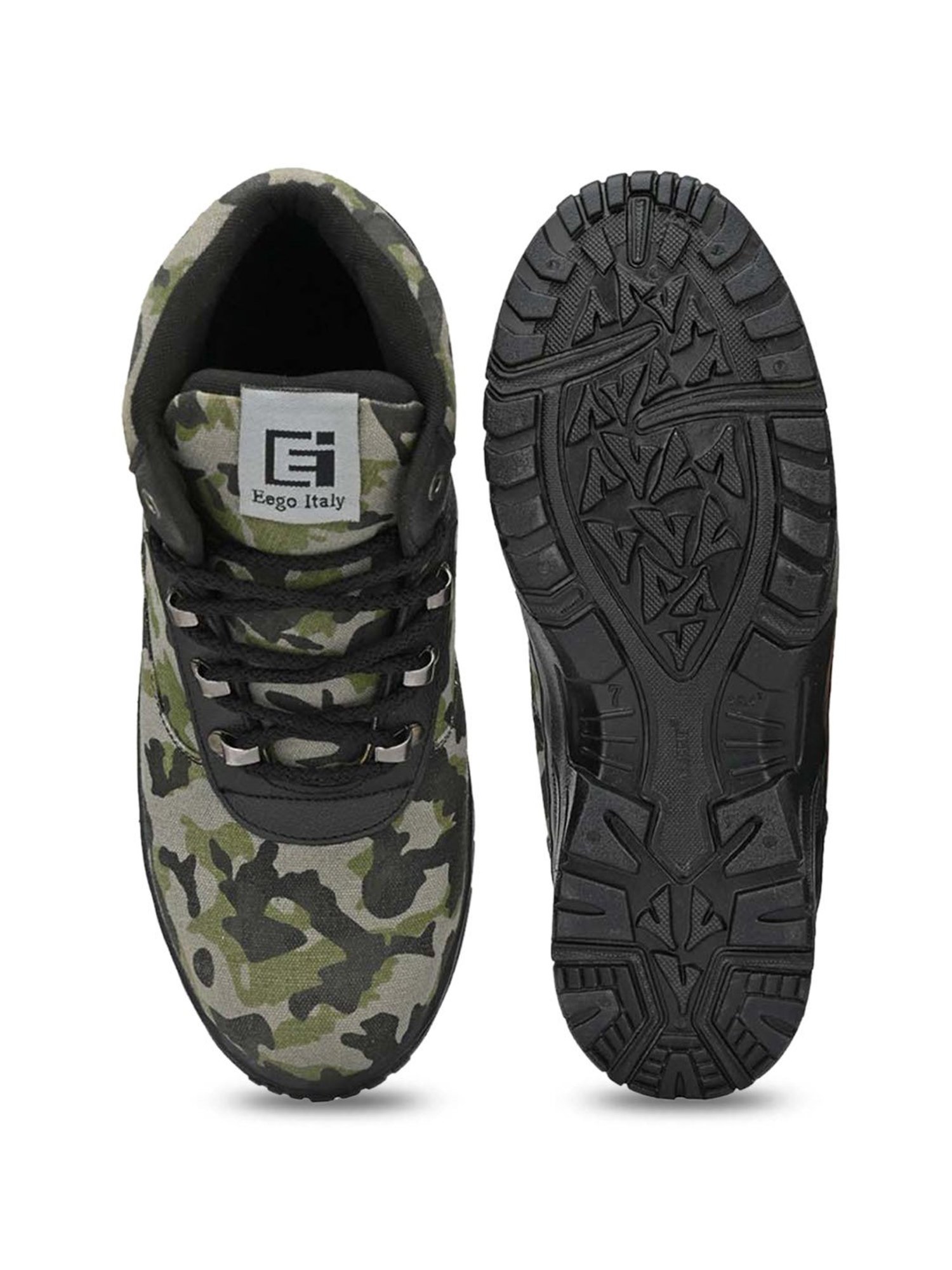 Eego Italy Men's Green Casual Boots