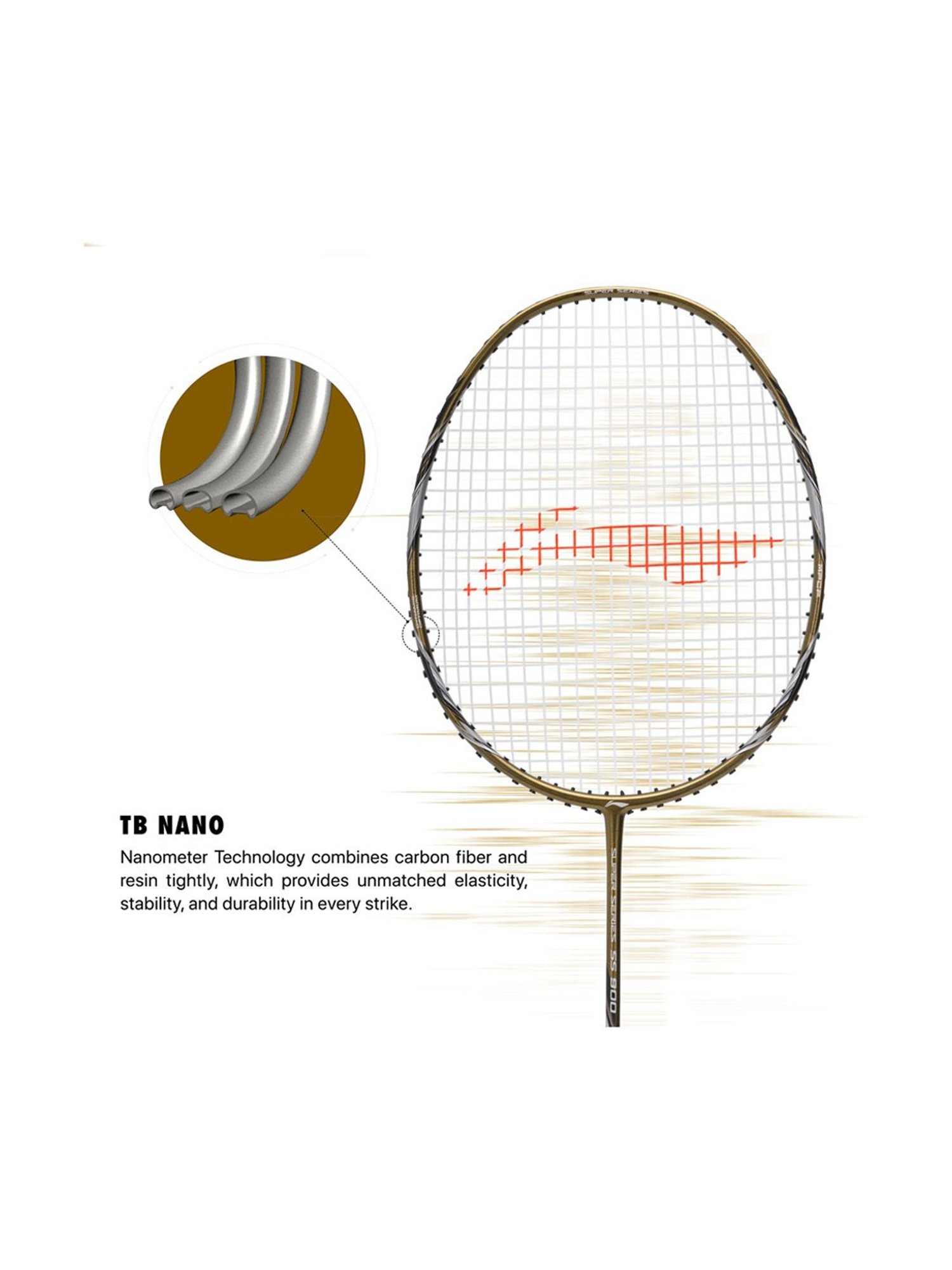 Li-Ning Super Series 900 Badminton Racket (Olive) Size - Medium