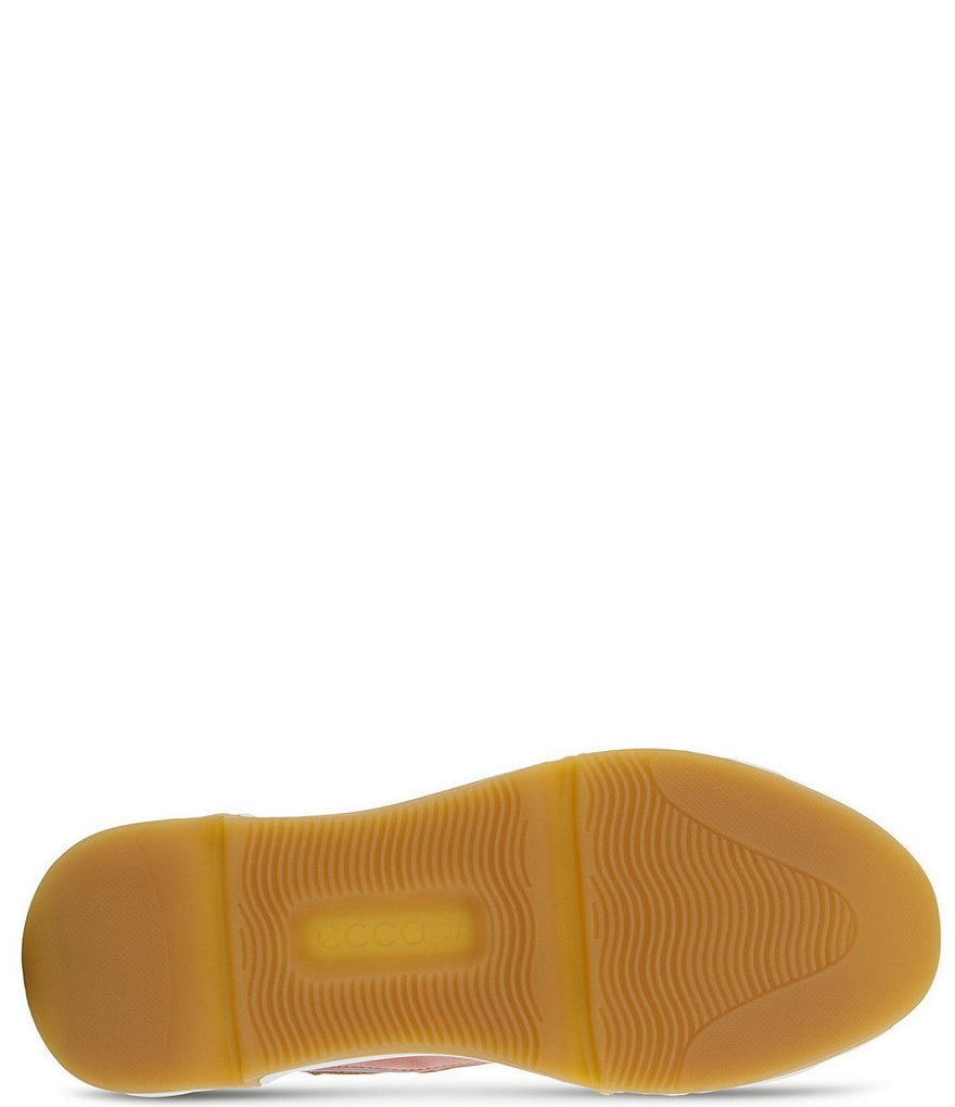 ECCO Chunky Leather And Suede Chunky Lace-Up Sneakers