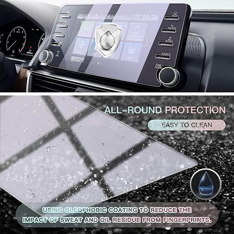 Car Screen Protector Center Control Navigation Touchscreen Protector for 2018 2019 2020 Accord Sport EX EXL Touring Tempered Glass HD Scratch Resistance 8inch Anti Blue Light