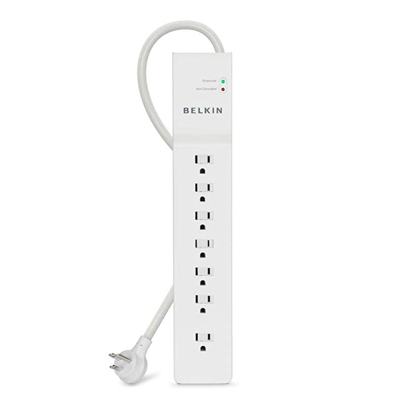 7Outlet Commercial Power Strip Surge Protector with 7Foot Power Cord 750 Joules BE10700007CM