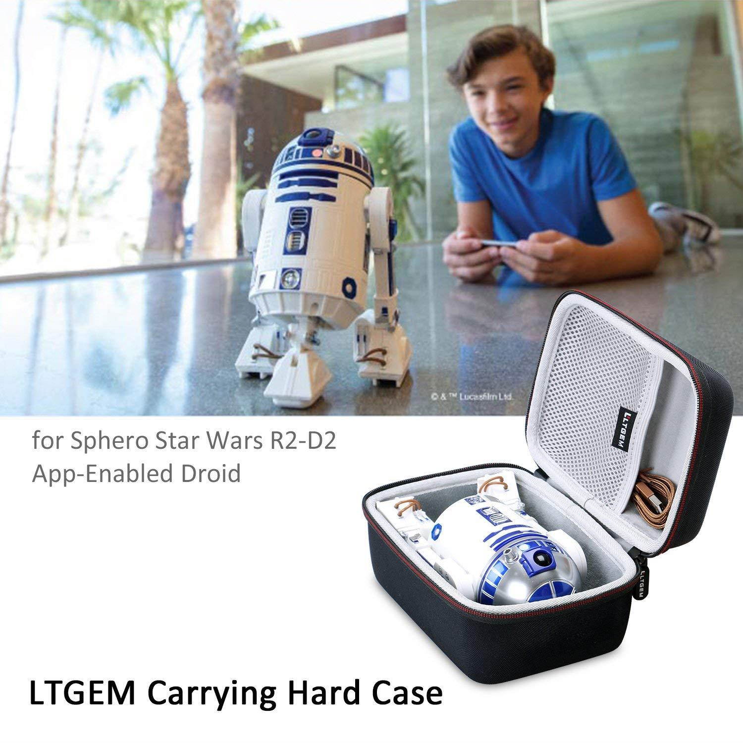 LTGEM EVA Hard Case for Sphero R2-D2 App-Enabled Droid - Travel Protective Carrying Storage Bag