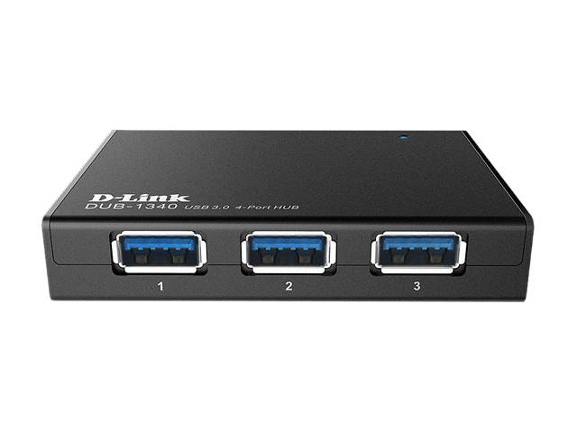 D-Link DUB-1340 4-port SuperSpeed USB 3.0 Hub