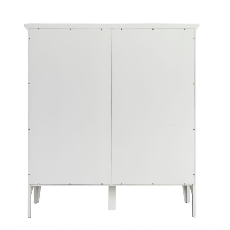 40" Durdle Accent Cabinet White - Elegant Home Fashions