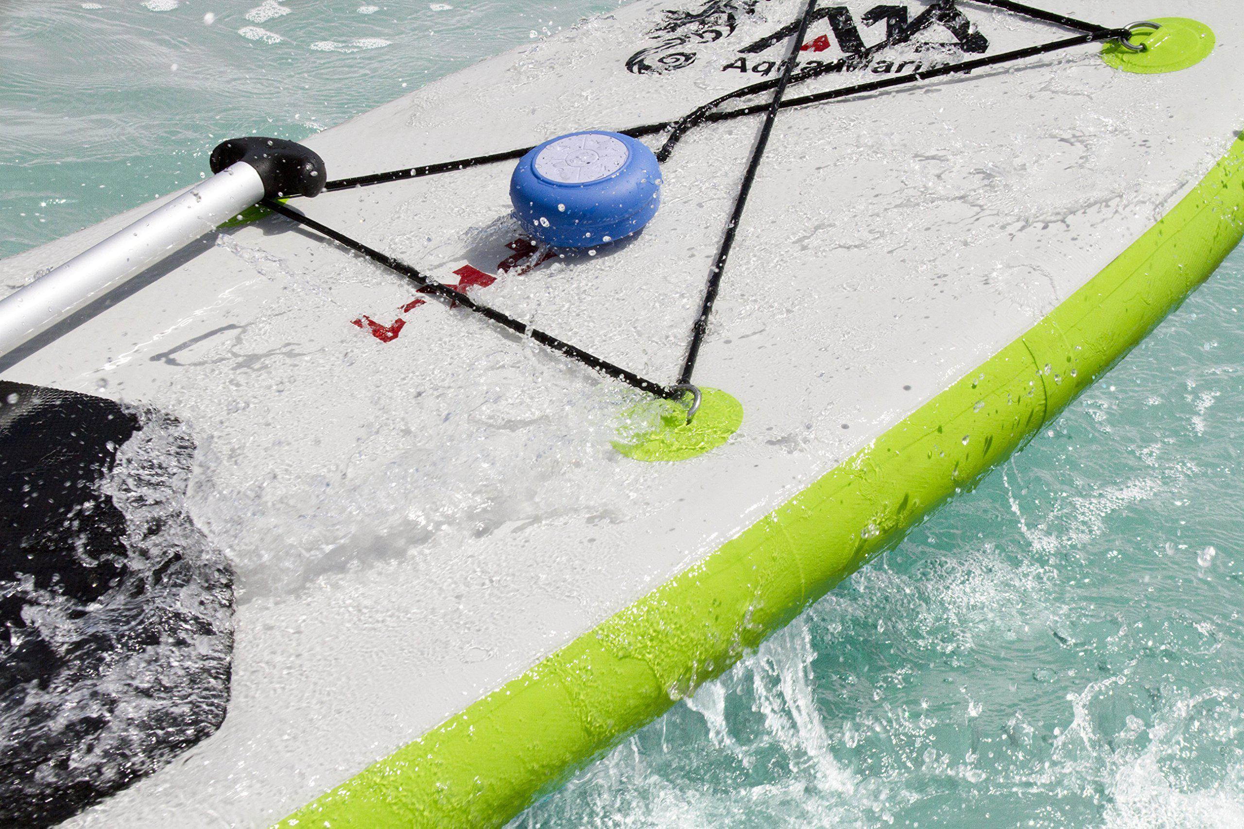 splash tunes pro shower speaker  ultimate shower speaker that is portable, hands free, wireless, water resistant, with built-in