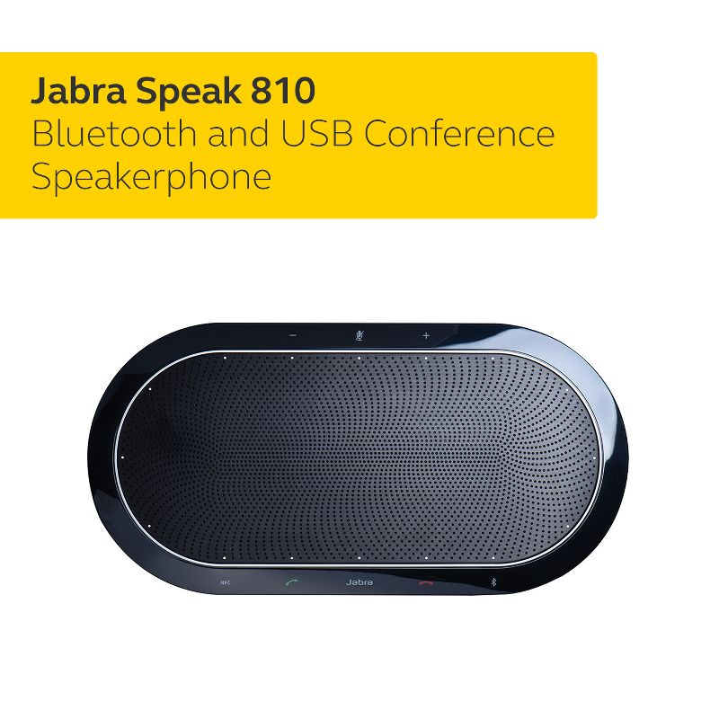 Jabra Speak 810 UC Portable Speaker for Music and Calls
