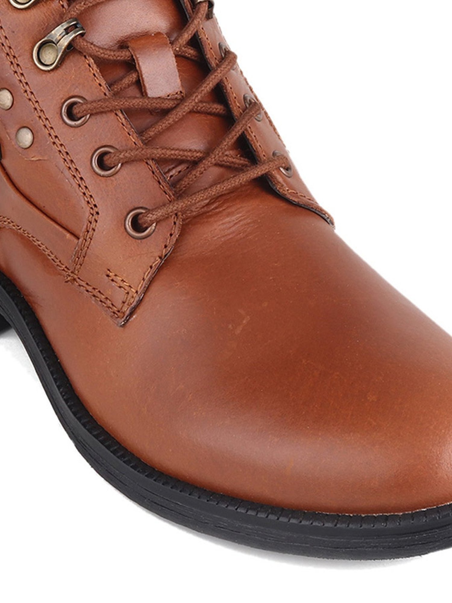 Red Chief Men's Tan Derby Boots