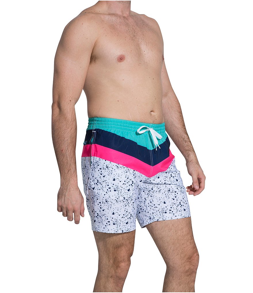 Chubbies The Aquatic Libations 7#double; Inseam Stretch Swim Trunks