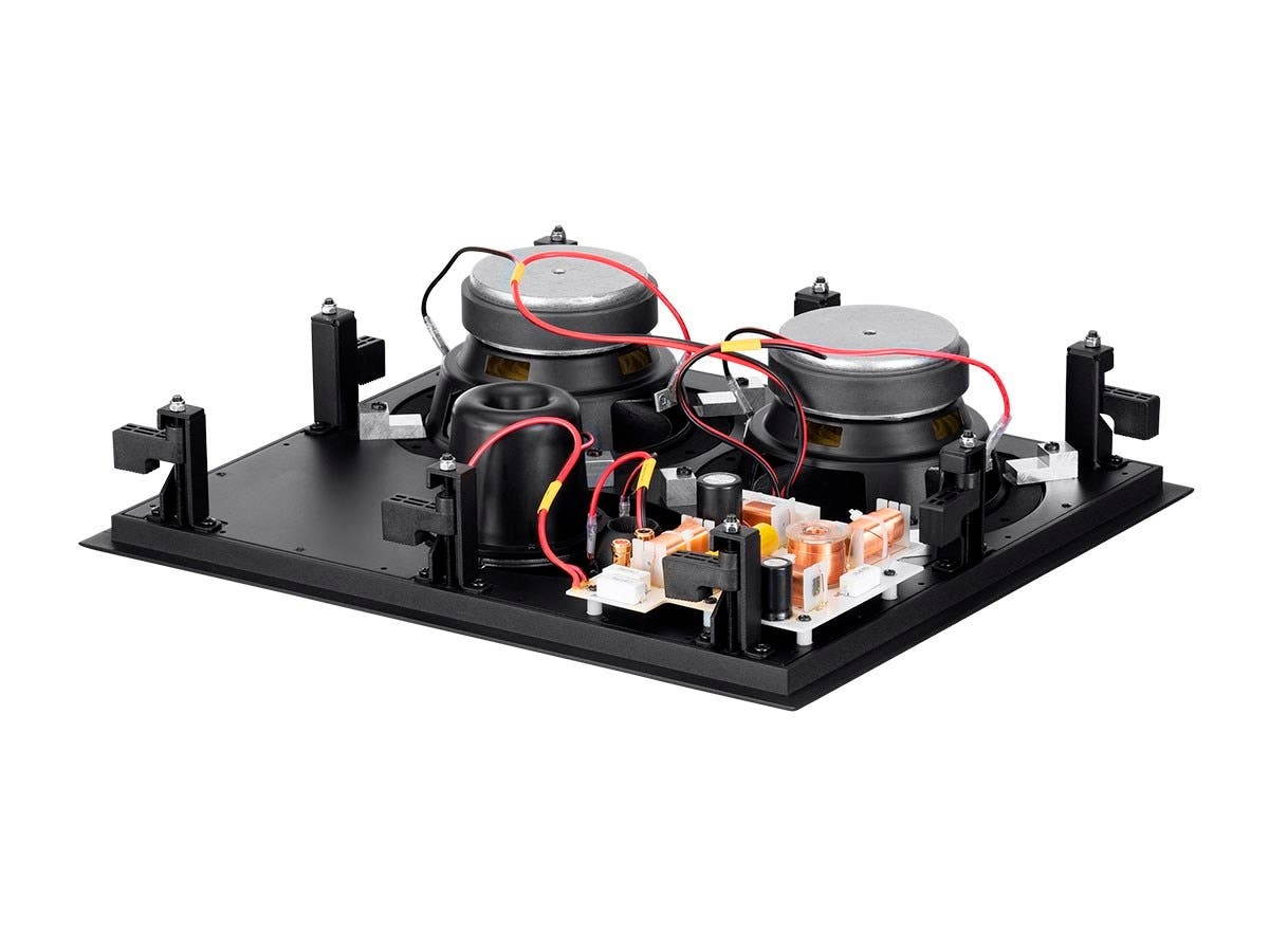 Monoprice Monolith THX-LCR THX Ultra Certified 3-Way LCR In-Wall Speaker, 1in Silk Dome Tweeter With Neodymium Magnet and Copper Shorting Ring, For Home Theater