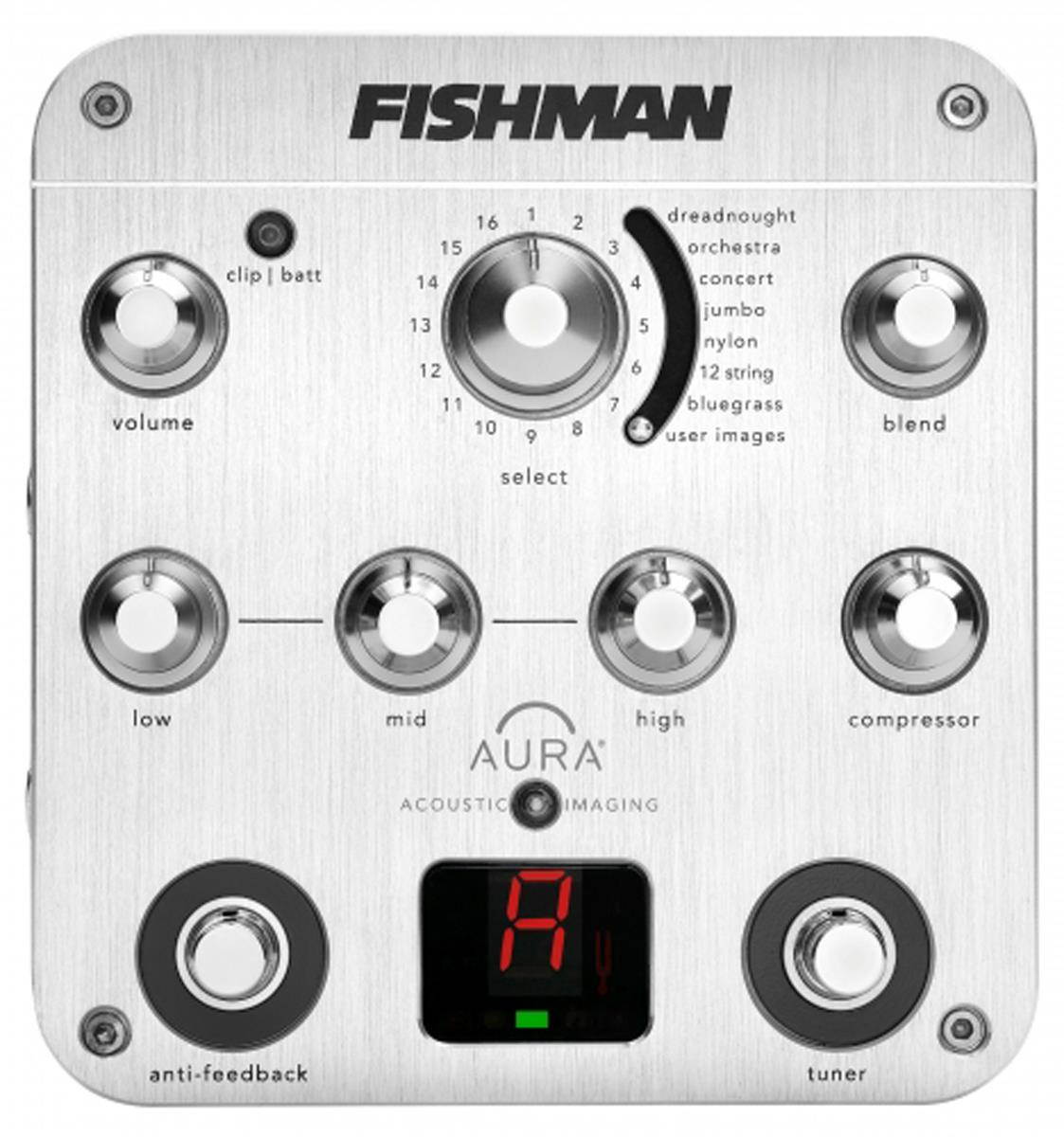 Fishman Aura Spectrum Guitar DI w/ EQ Compressor PROAURSPC NEW