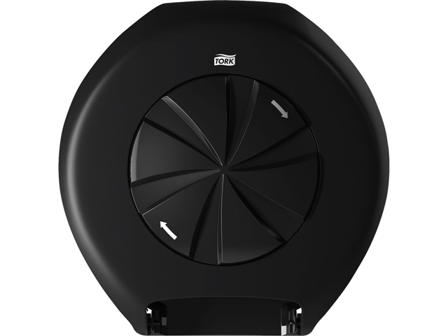 Tork WP80300 3 Roll Bath Tissue Roll Dispenser for OptiCore, 14.12" x 6.31" x 14.56", Black