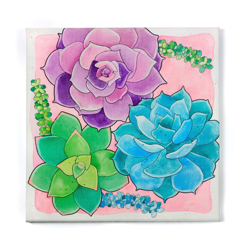 Faber-Castell Paint by Number Watercolor Set - Succulents