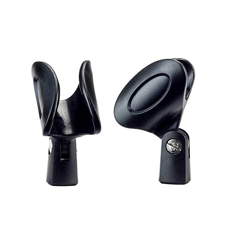 WMC-11 Wireless Microphone Clip &ndash; Microphone clip for wireless or wide diameter microphones (pack of 2)