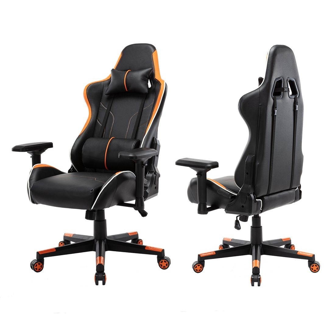 OFICINE Ergonomic Gaming Game Chairs with Armrests & Pillows & Casters