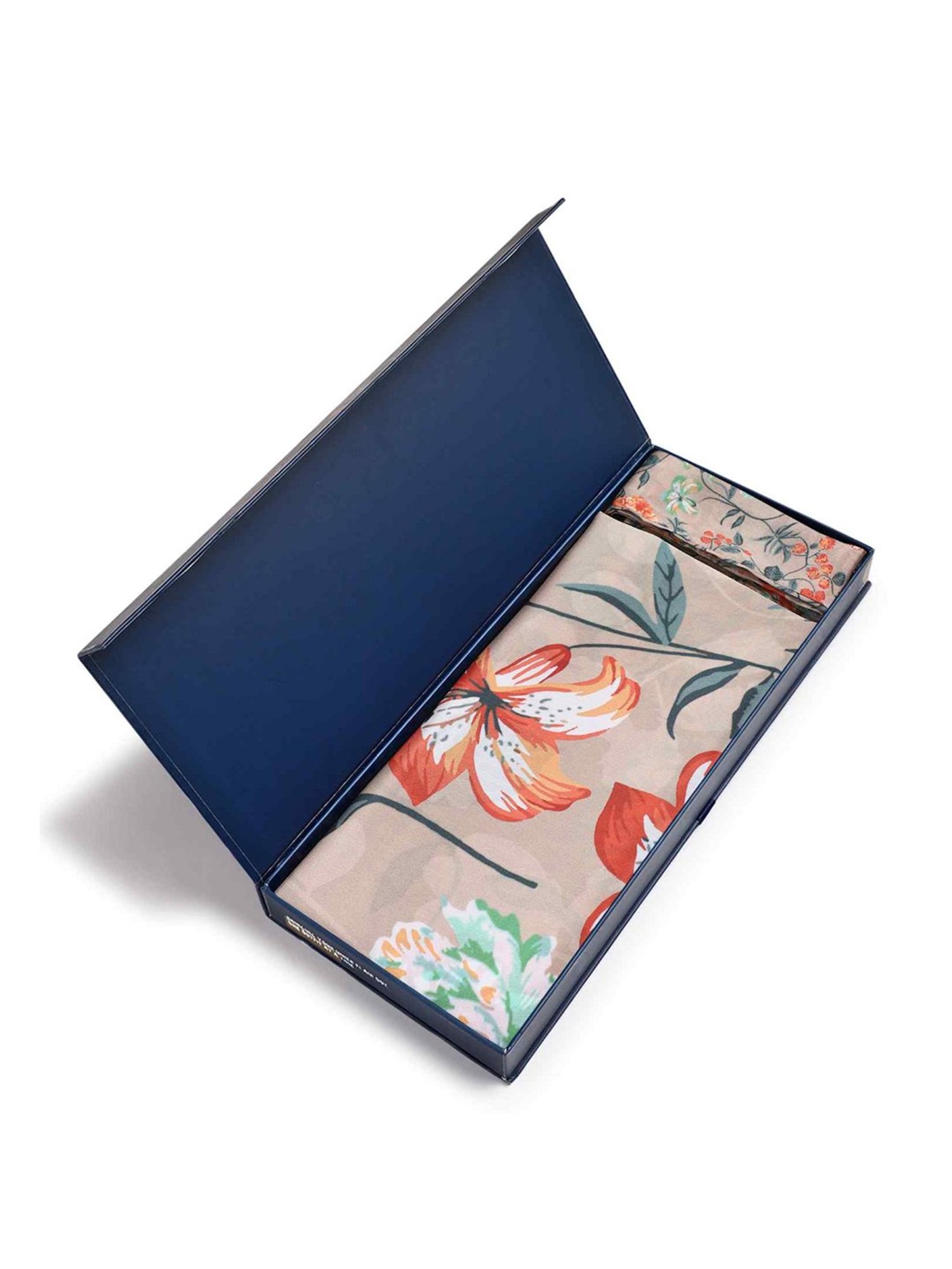 Aditi Wasan White Floral Stole