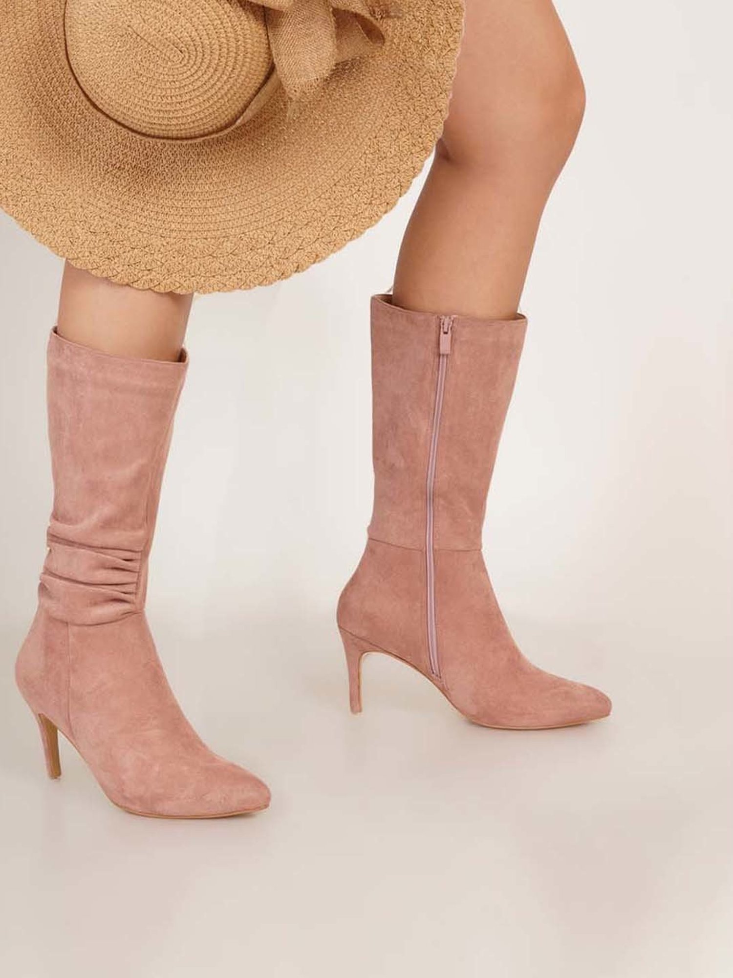 Sherrif Women's Nude Stiletto Booties