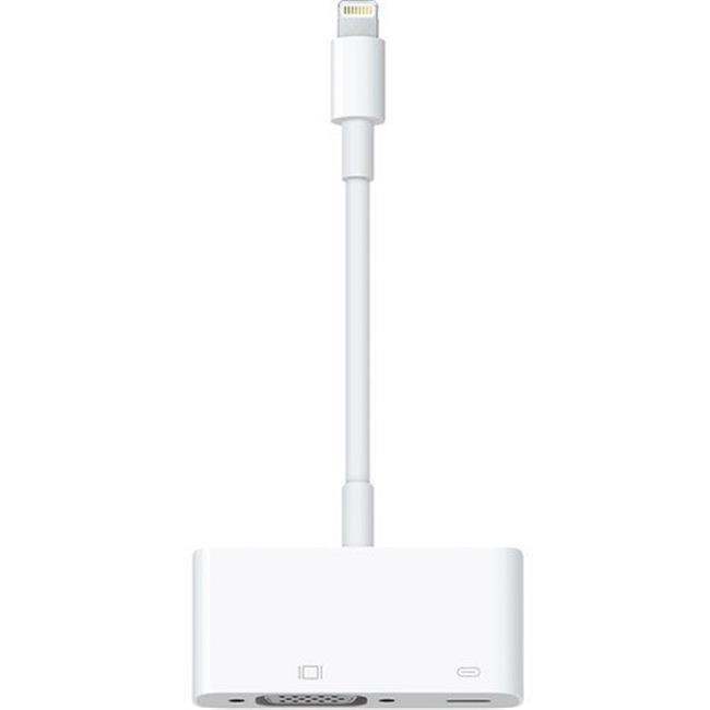 Apple Lightning to VGA Adapter for Apple iPhones / iPads (White)