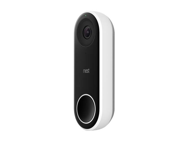 Google Nest Hello Wi-Fi Video Doorbell - Black/White (NC5100EF)