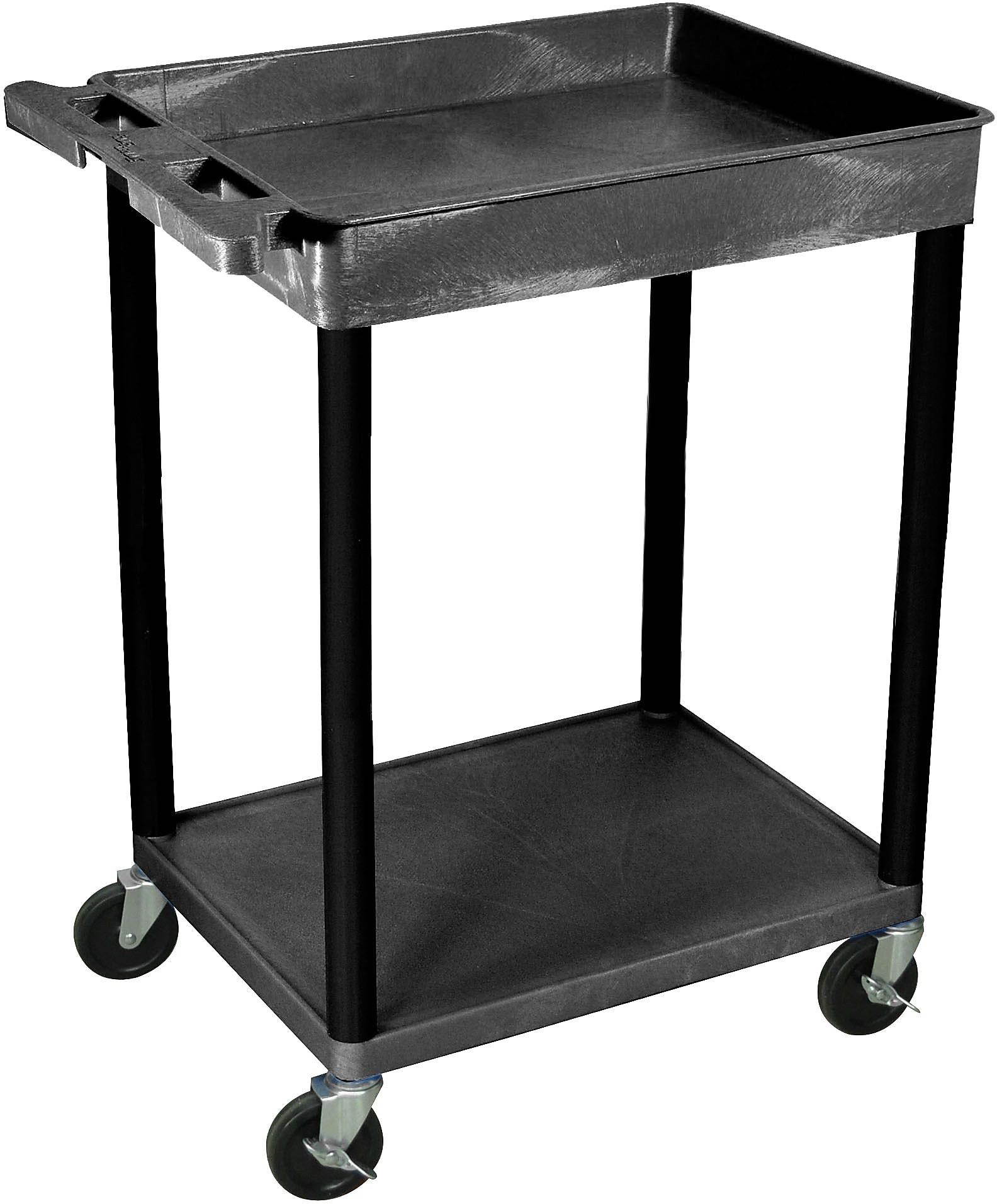 Luxor Stc12-B 2 Shelf Tub Cart