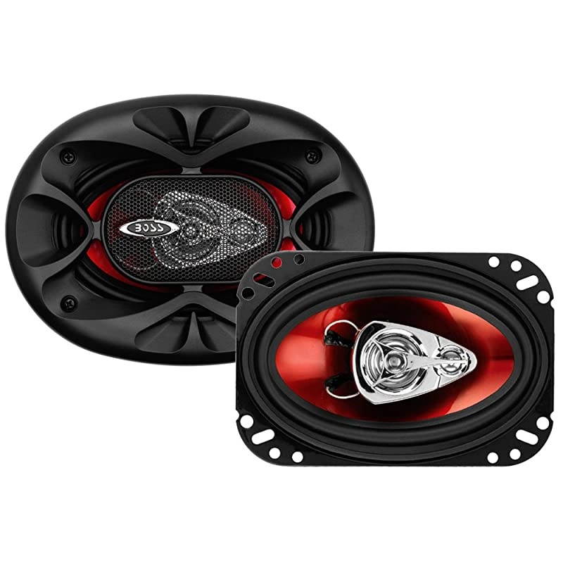 CH4630 Car Speakers 250 Watts of Power Per Pair and 125 Watts Each 4 x 6 Inch Full Range 3 Way Sold in Pairs Easy Mounting