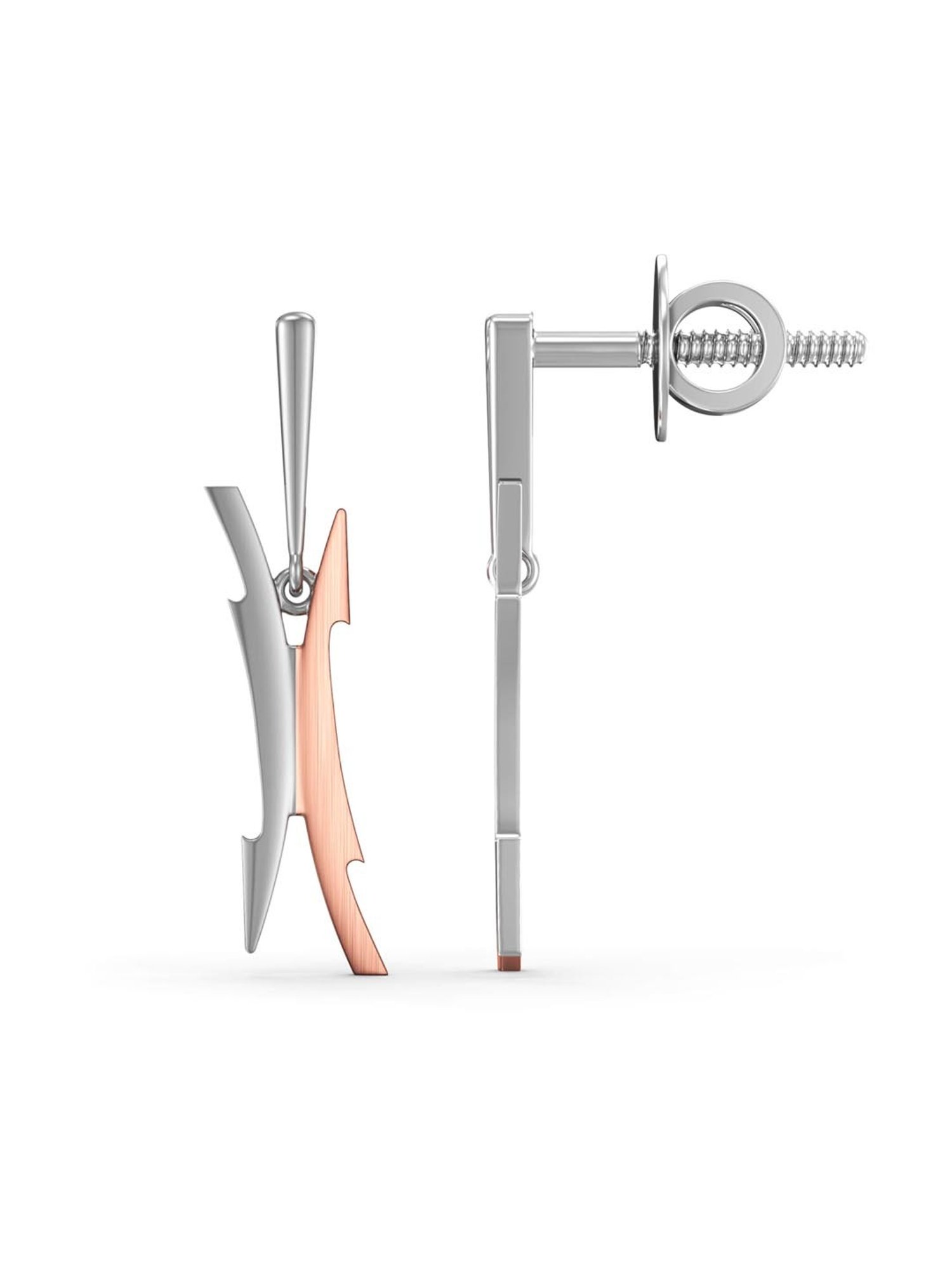 Joyalukkas 950 Platinum Sophisticated Dangle Earrings