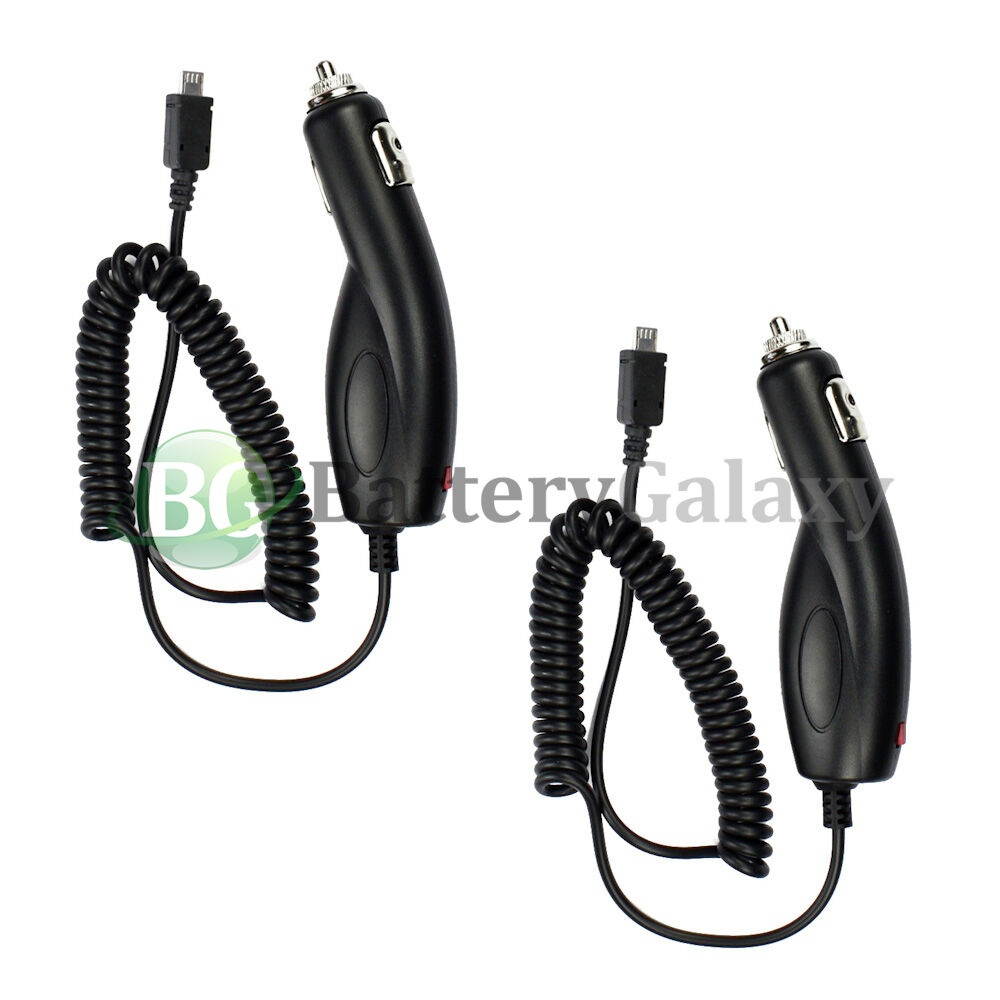 1 2 3 4 5 10 Lot Micro USB Car Charger for Android  Galaxy Note 1 2 3 4 5