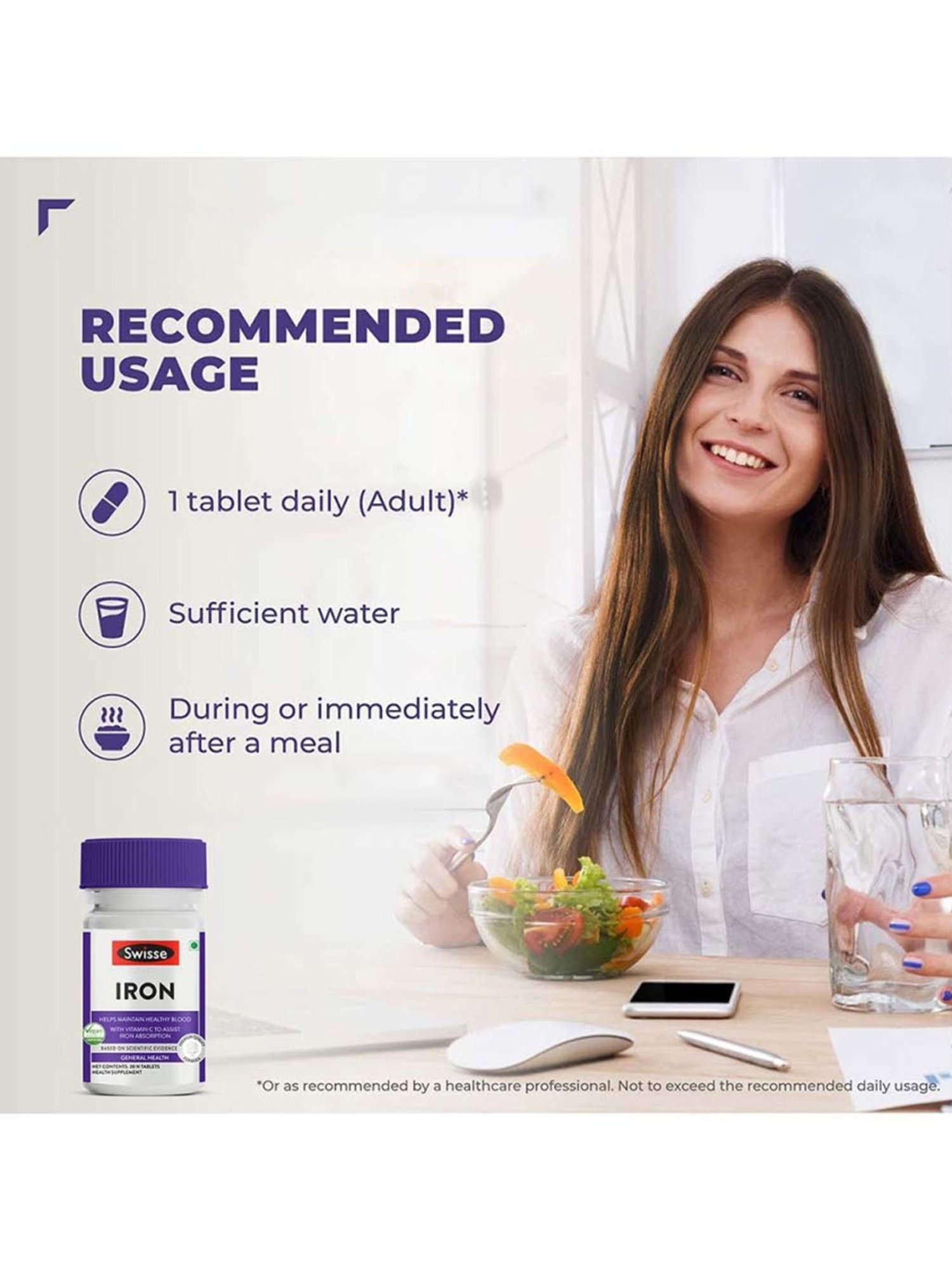 Swisse Ultiboost Iron Supplement - 30 Tablets